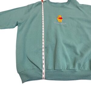 Pooh Bear vintage mint green 90's oversized Sweatshirt Pullover Comfy Casual Top